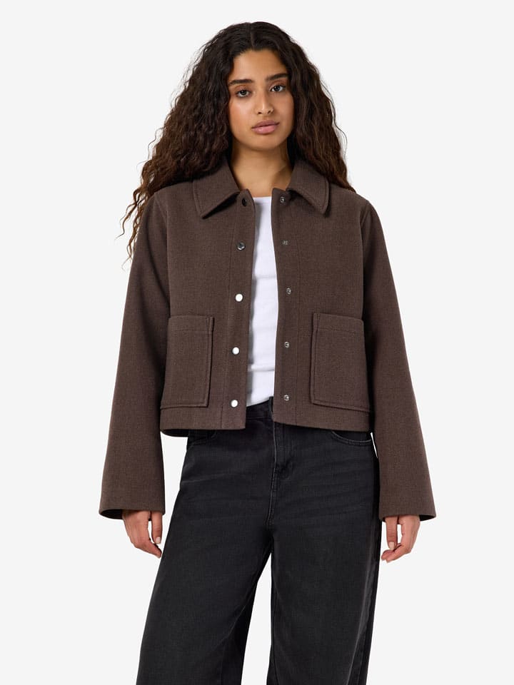Hemdjacke in Braun