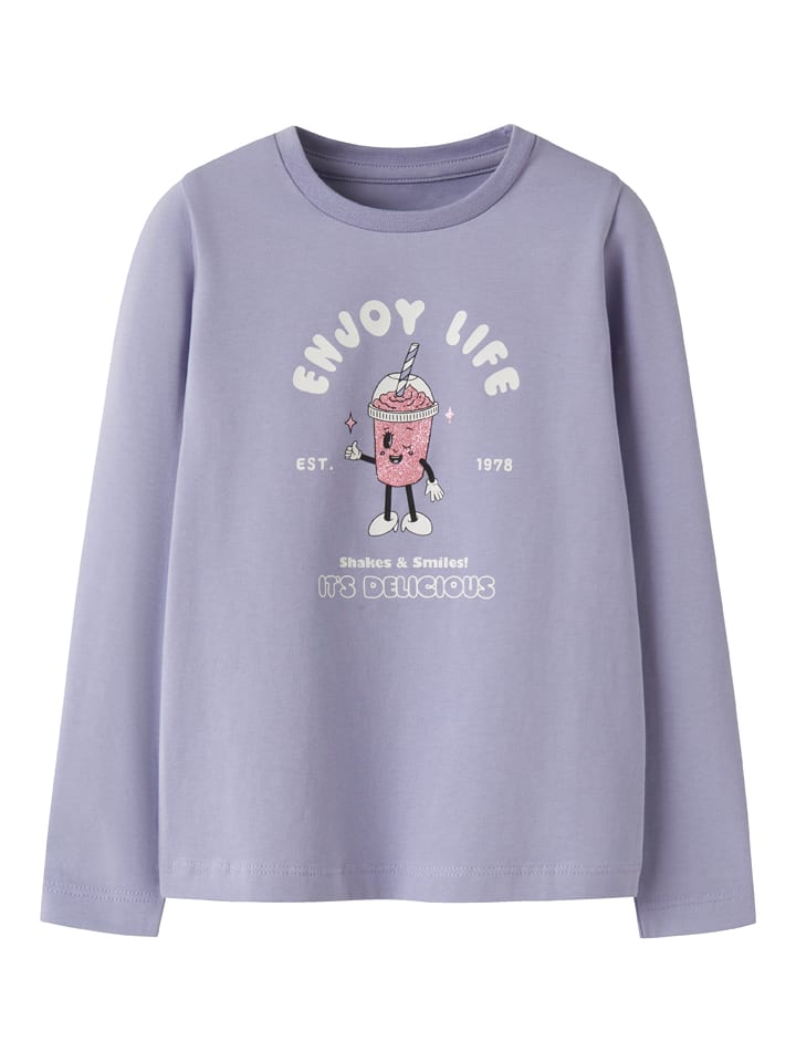 Longsleeve "Olinas" in Lila