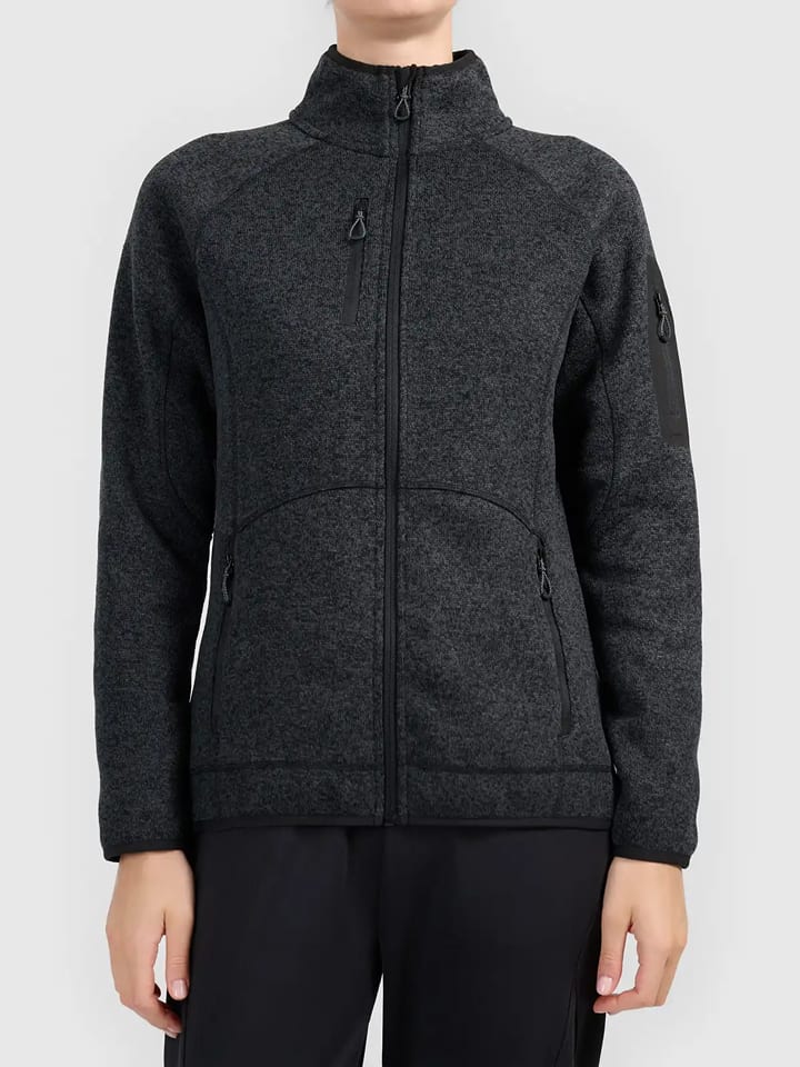 Fleecejacke in Anthrazit