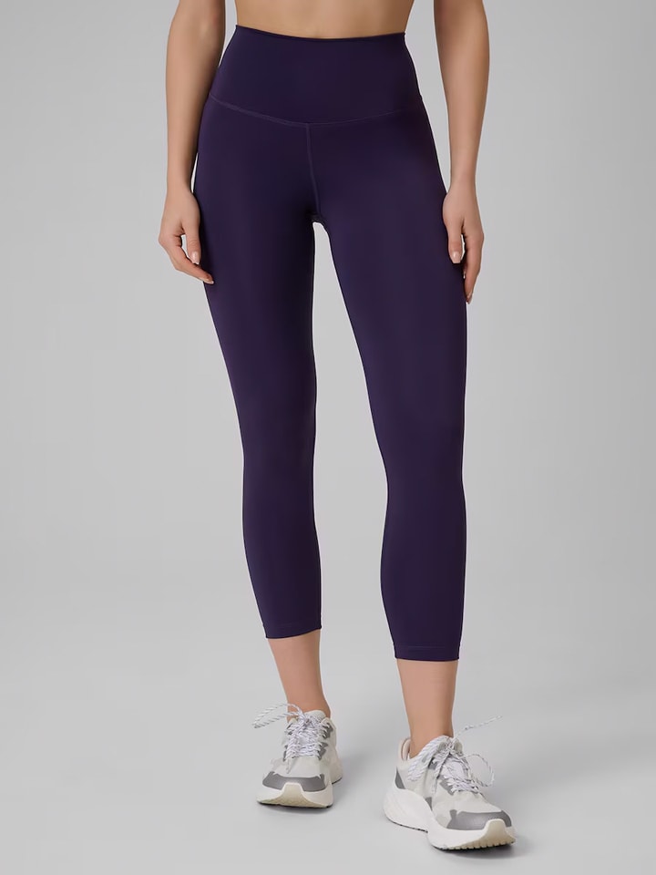 Legginsy sportowe w kolorze fioletowym