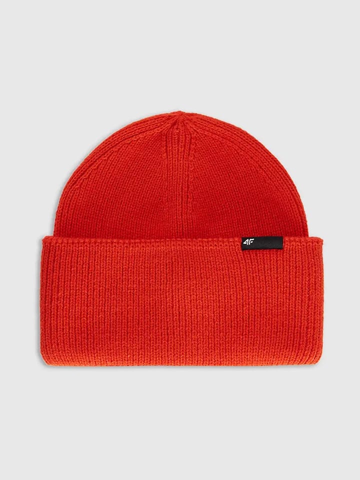 Czapka beanie w kolorze czerwonym