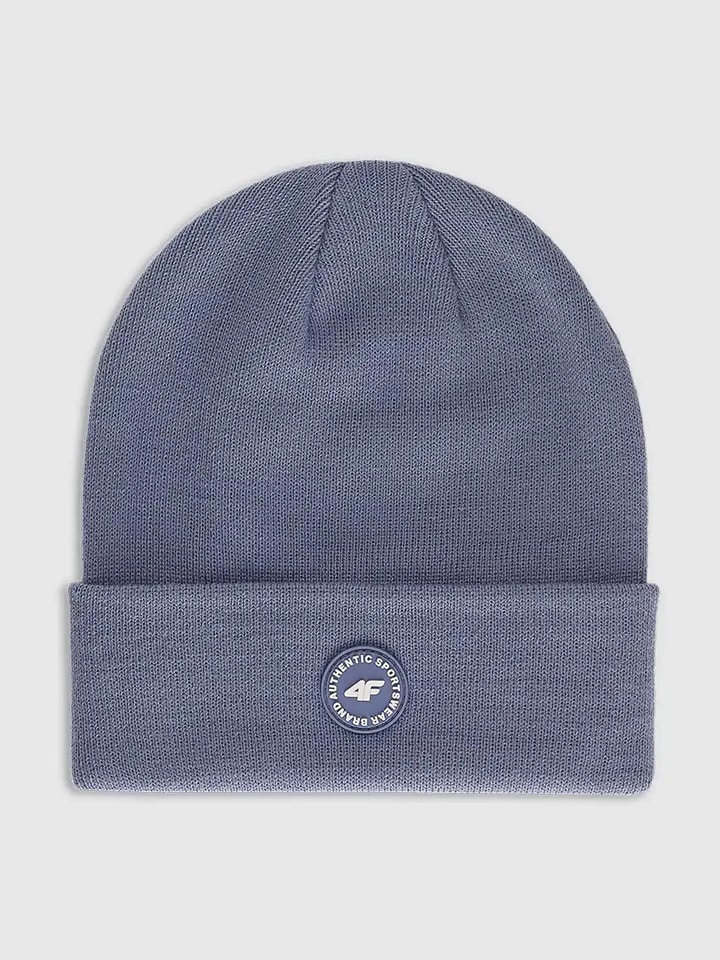 Czapka beanie w kolorze niebieskim