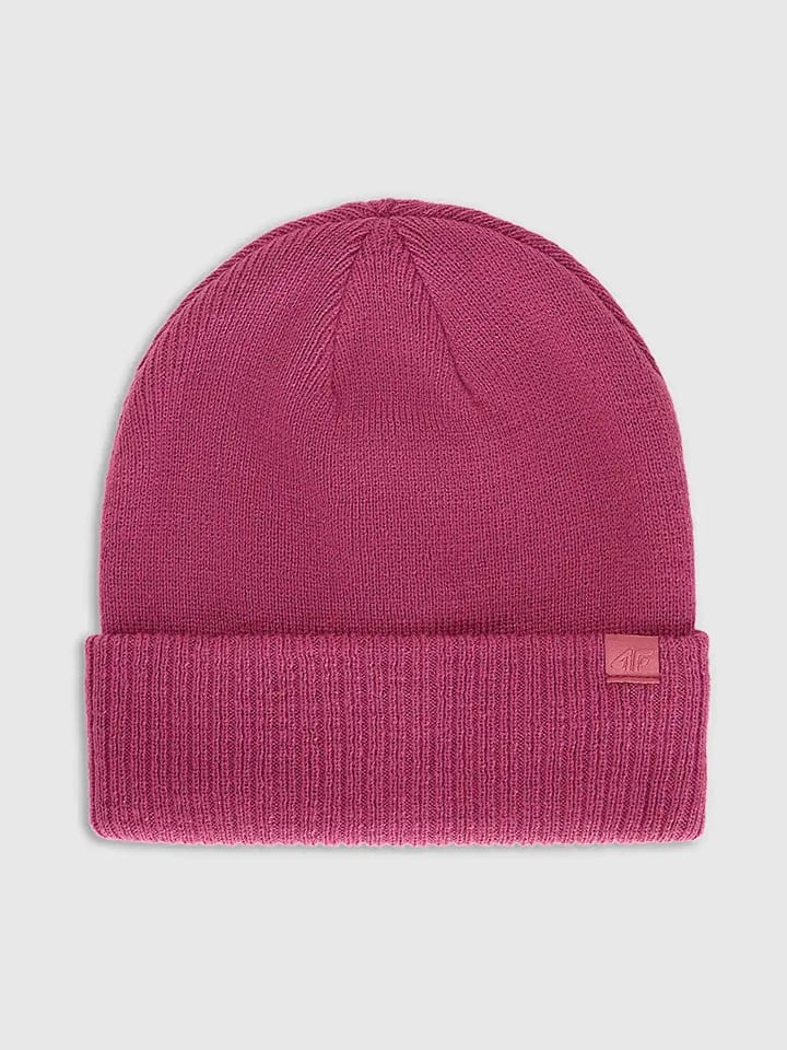Czapka beanie w kolorze różowym