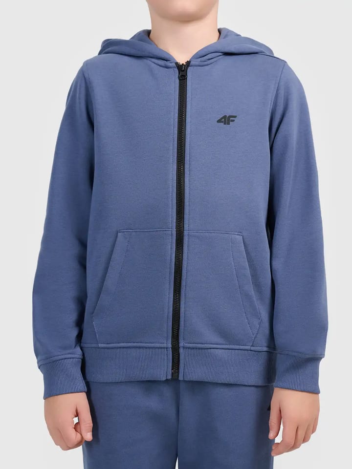 Sweatjacke in Blau