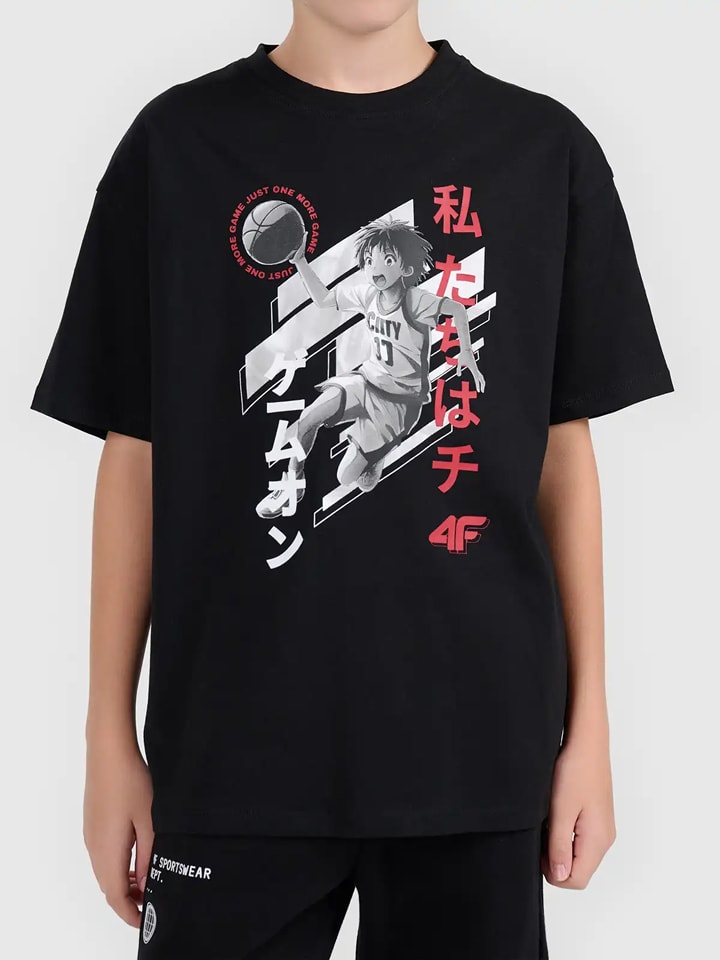 Shirt in Schwarz