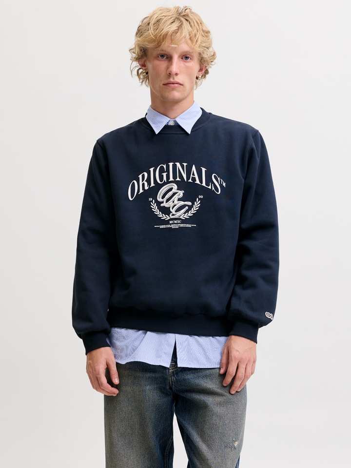 Sweatshirt in Dunkelblau