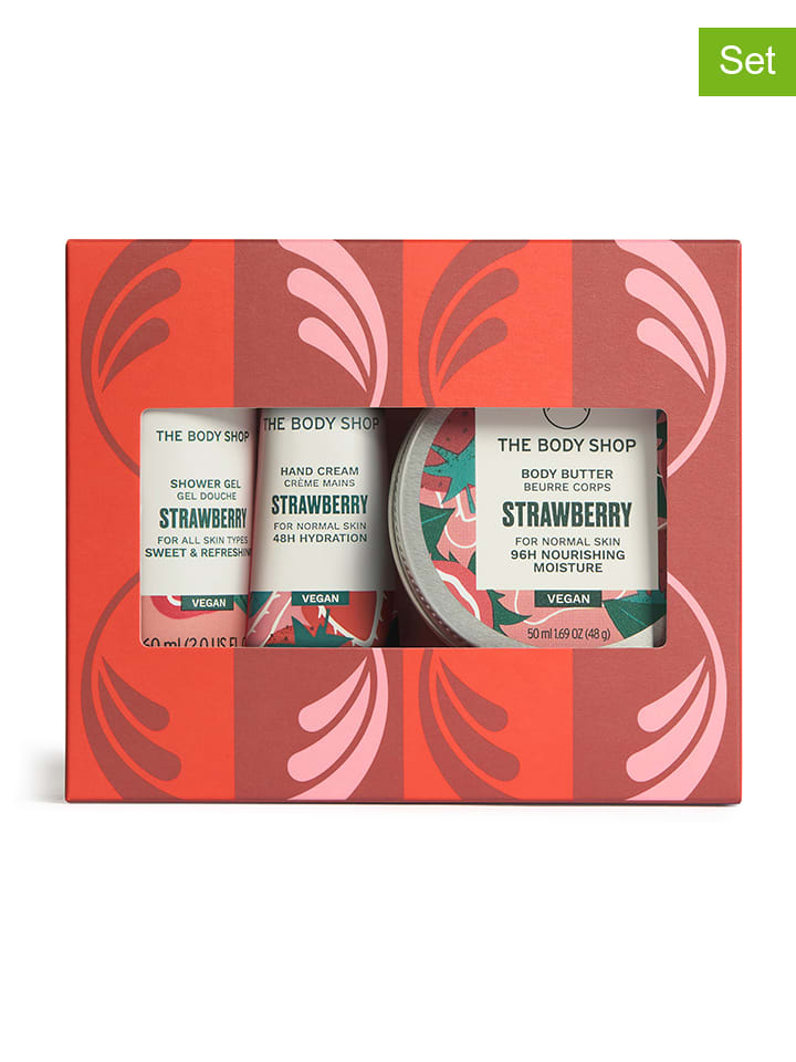 3tlg. Geschenkset: "Mini Strawberry"