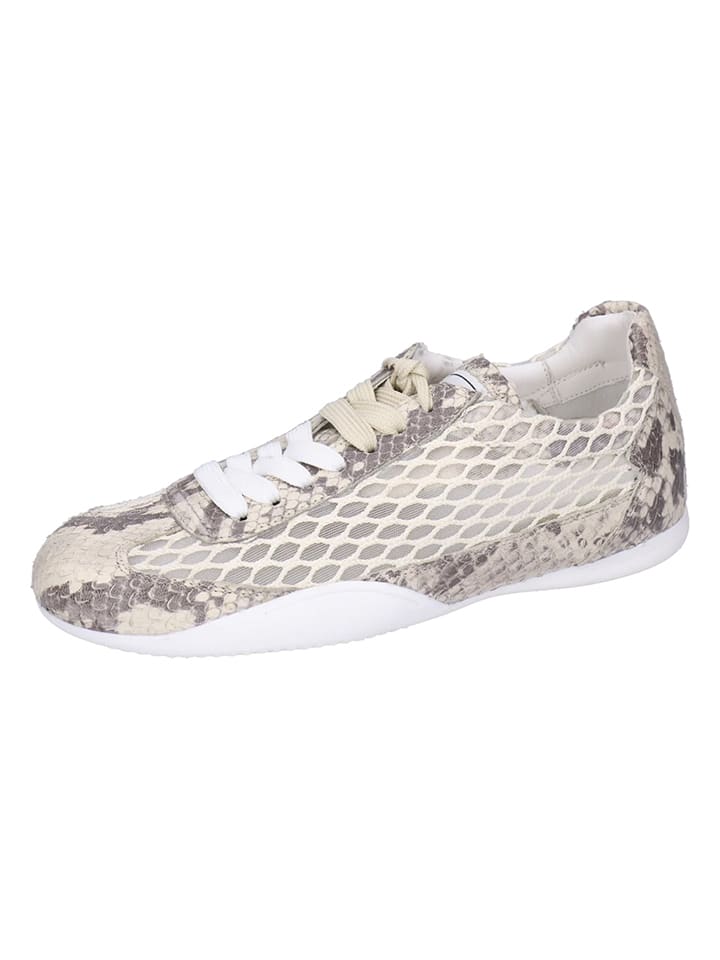 Skórzane sneakersy "Sloane 6" w kolorze beżowym