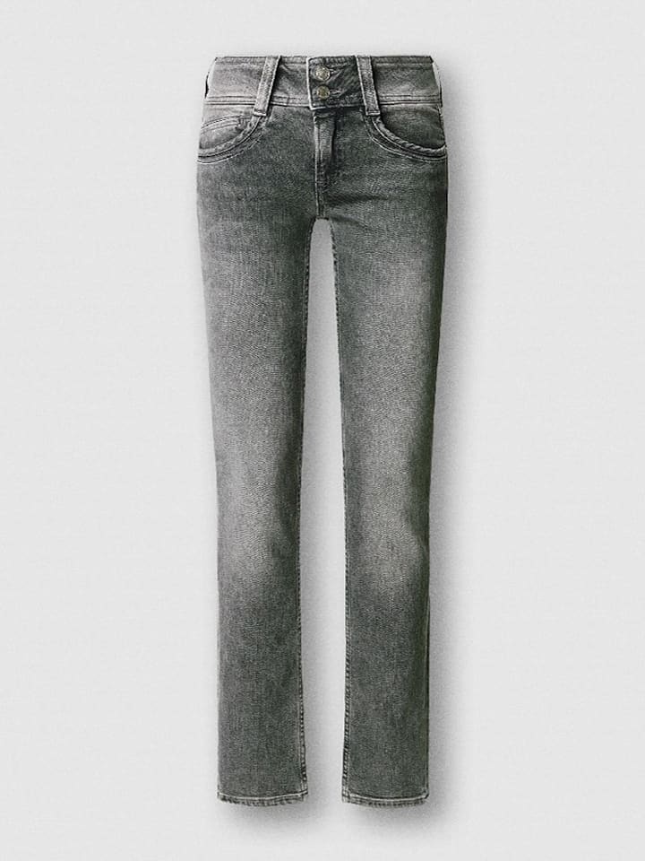 Dżinsy - Slim fit - w kolorze szarym