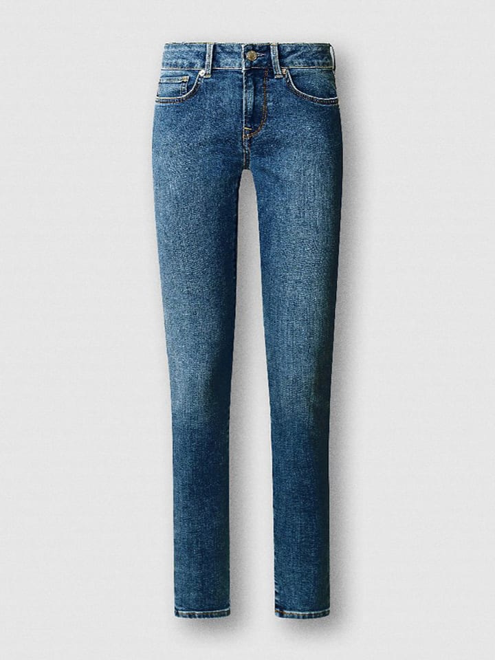 Dżinsy - Slim fit - w kolorze niebieskim