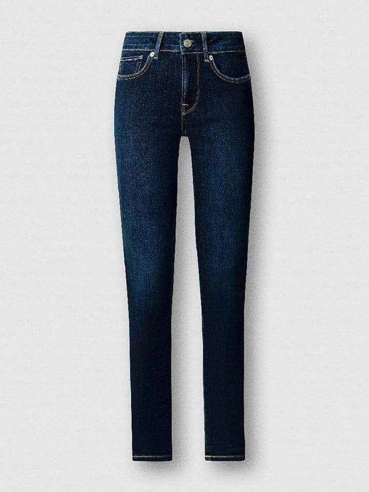 Dżinsy - Slim fit - w kolorze granatowym