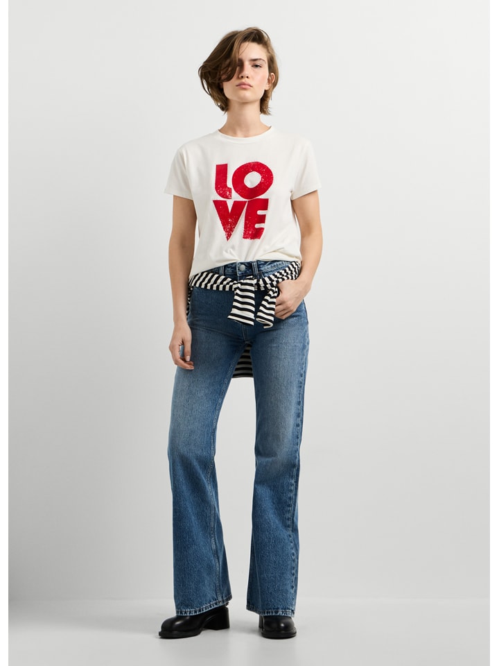 Shirt in Weiß