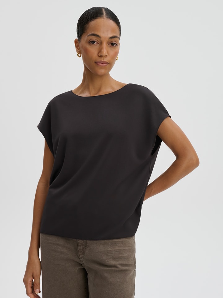 Bluse in Braun