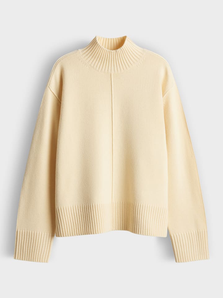 Sweter w kolorze żółtym