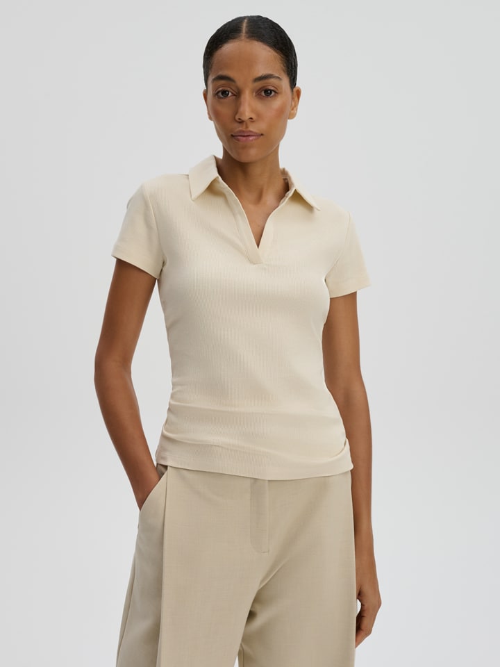 Poloshirt in Beige