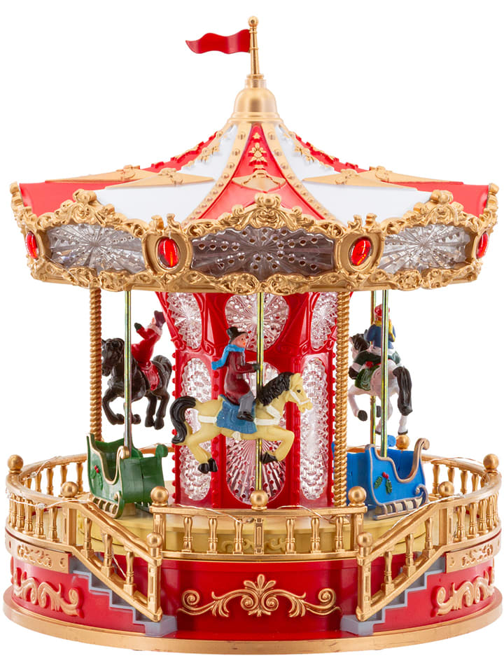 Figurka dekoracyjna LED "Christmas Village" ze wzorem - 23 x 28 cm