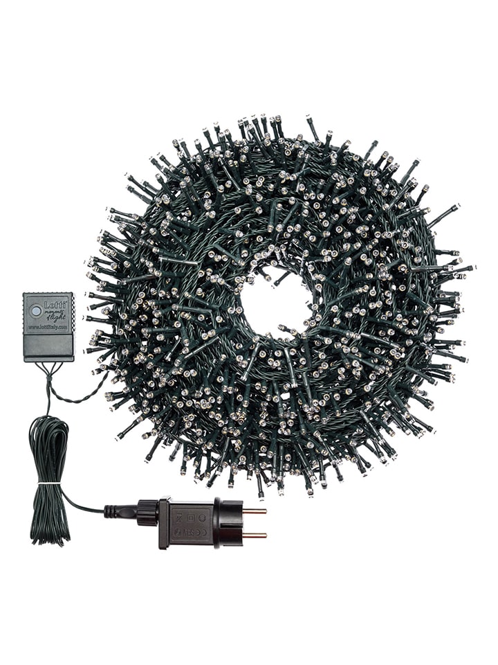 Łańcuch świetlny LED w kolorze zielonym - dł. 30,5 m