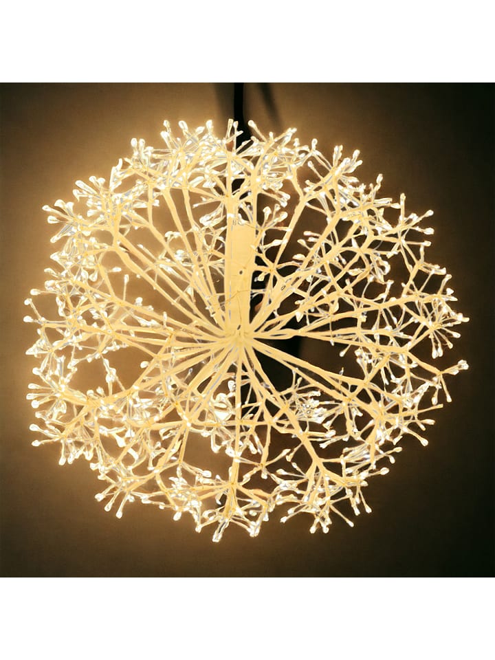 LED-Dekoleuchte "Rich" in Silber - Ø 50 cm