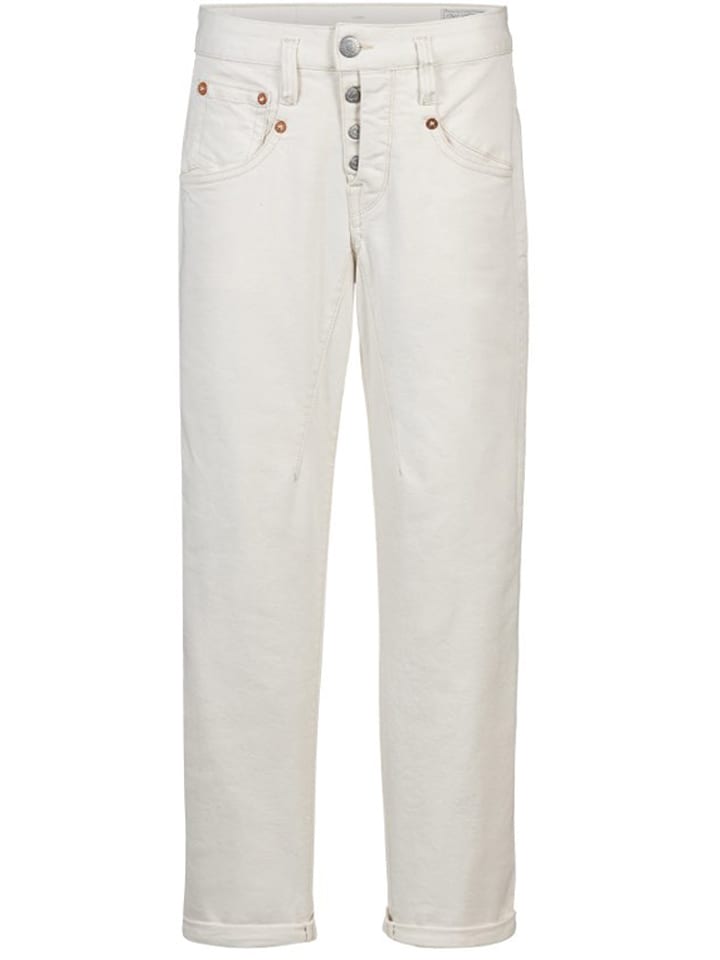 Jeans "Shyra" - Tapered fit - in Creme