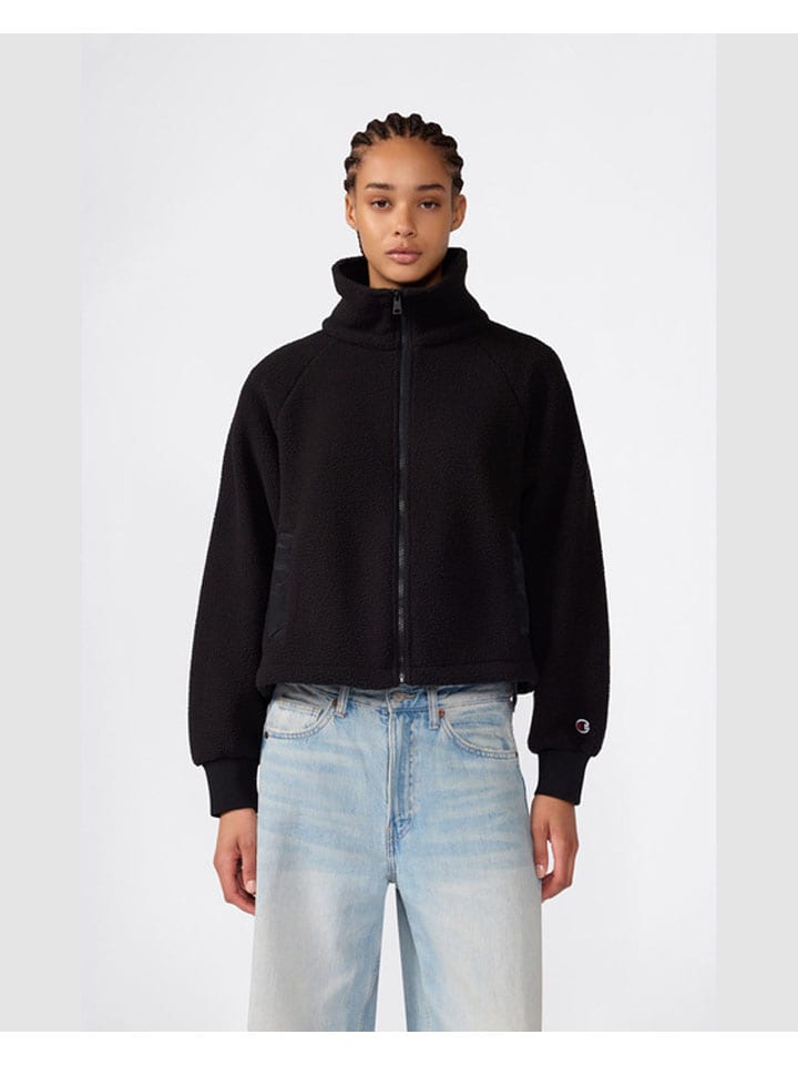 Fleece vest zwart
