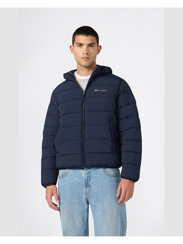 Steppjacke in Dunkelblau
