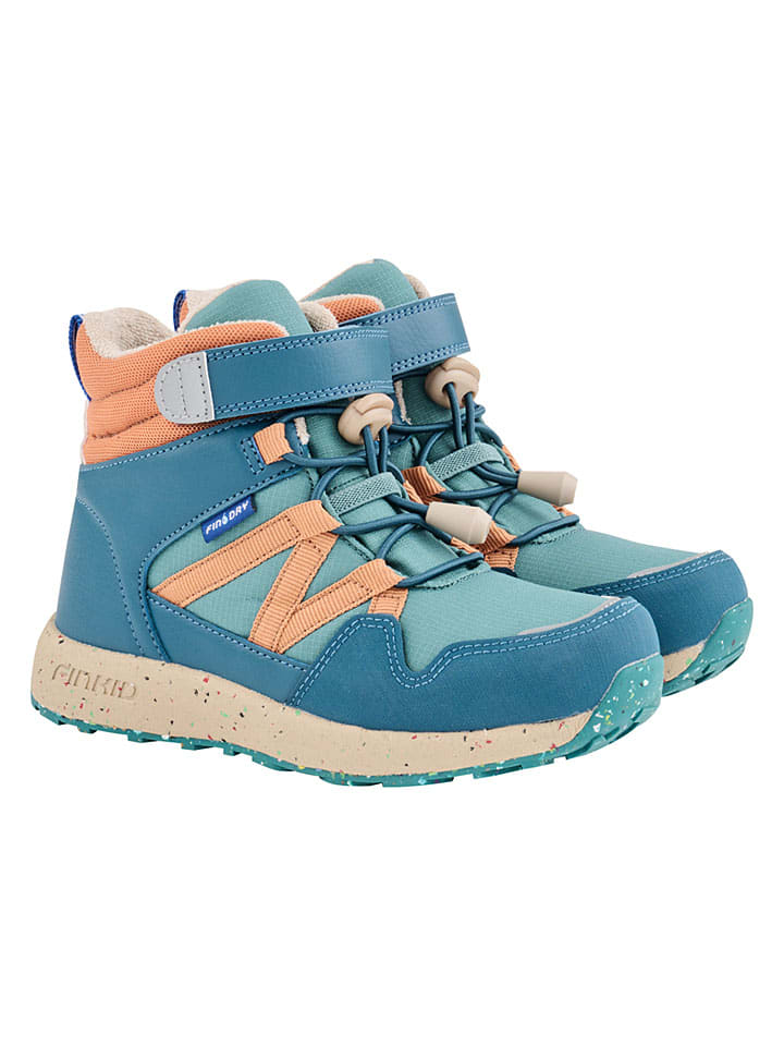 Boots "Lammikko" in Blau/ Türkis in Blau/ Türkis