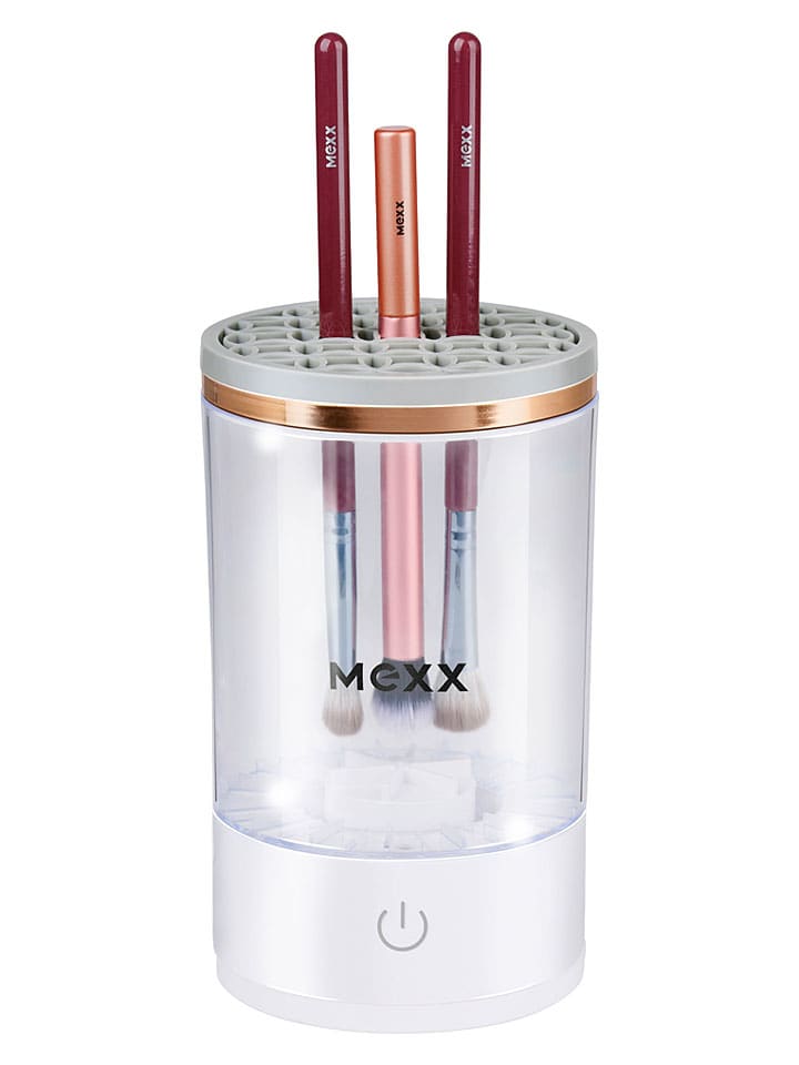 Make-up-Pinselreiniger in Weiß - (H)16 cm