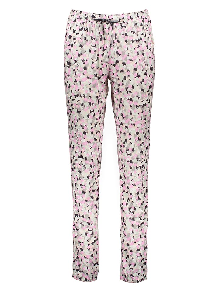 Pyjama-Hose in Rosa/ Schwarz/ Grau