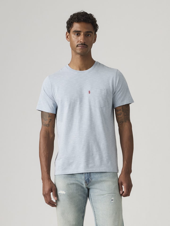 Shirt lichtblauw