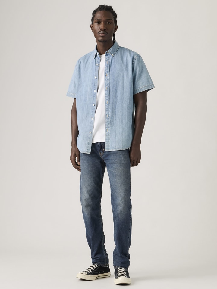 Spijkerbroek "502" - slim fit - donkerblauw