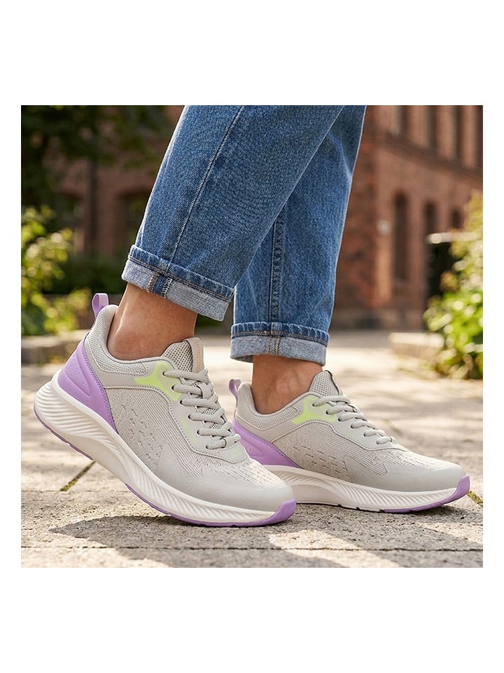 Sneakers "Olana" in Grau/ Lila