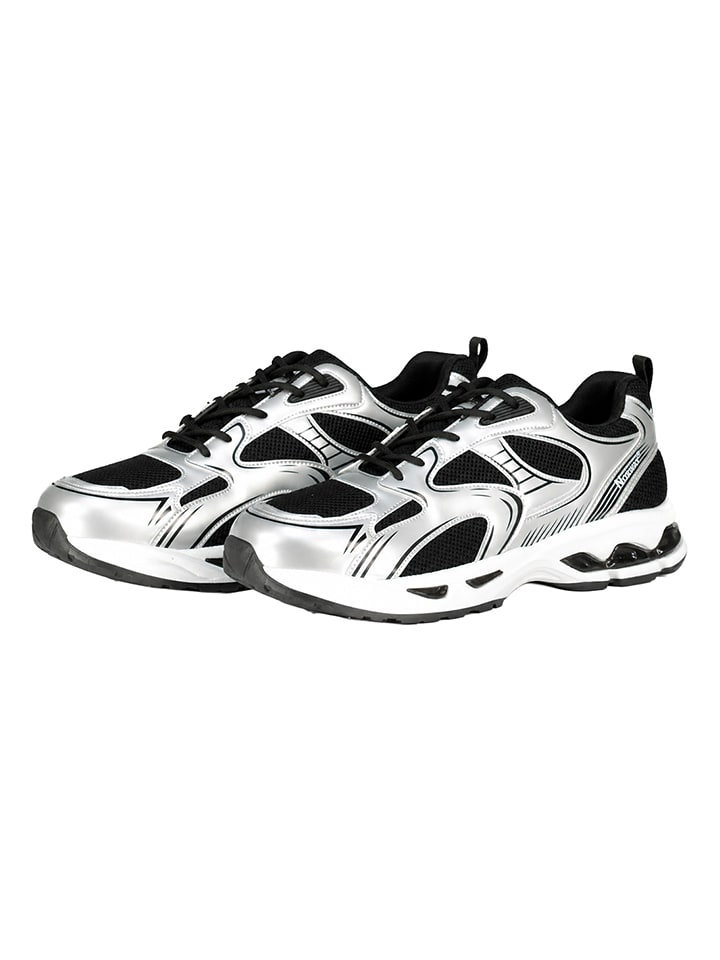 Sneakers "Orfo" in Schwarz/ Silber