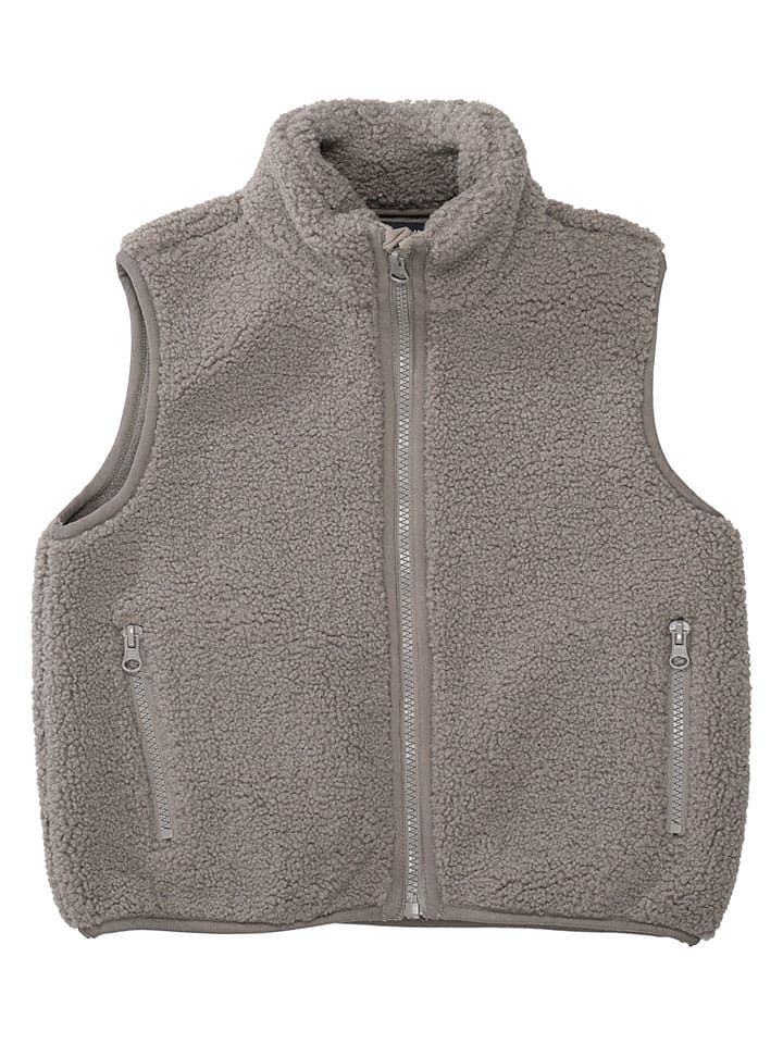Teddyweste in Grau