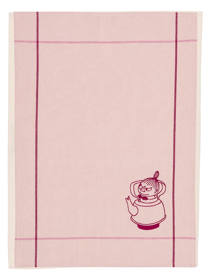 Theedoek "Little My" lichtroze - (L)70 x (B)50 cm
