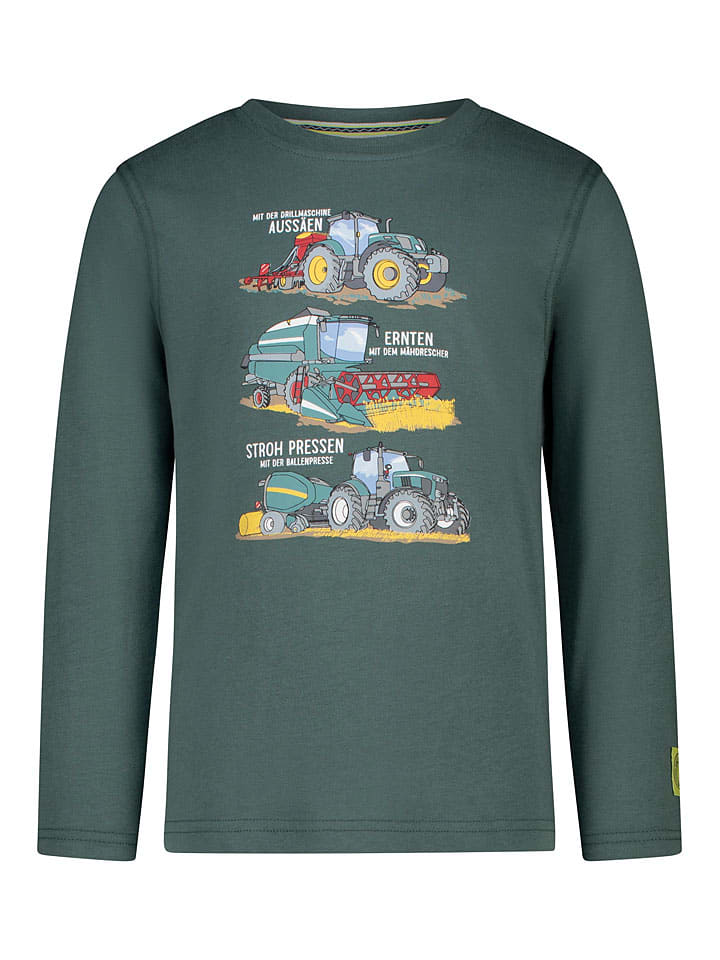 Longsleeve in Grün