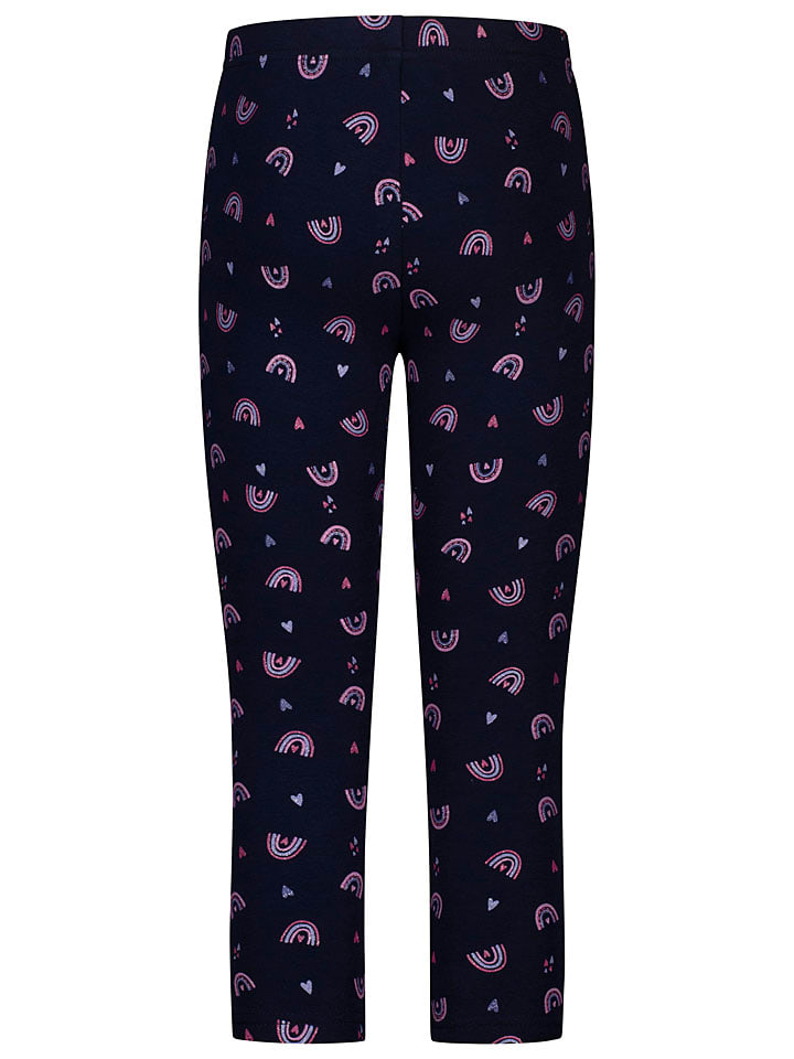 Legginsy w kolorze granatowym