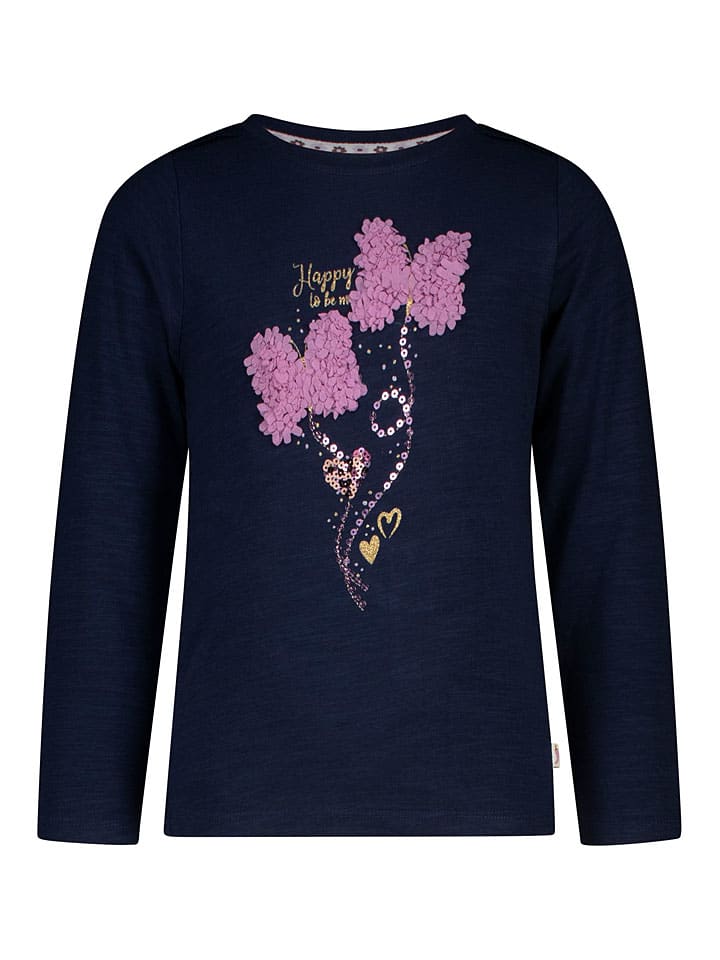Longsleeve in Dunkelblau