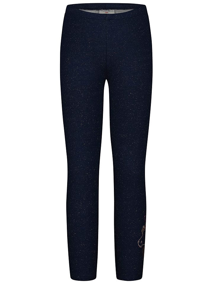 Legginsy w kolorze granatowym