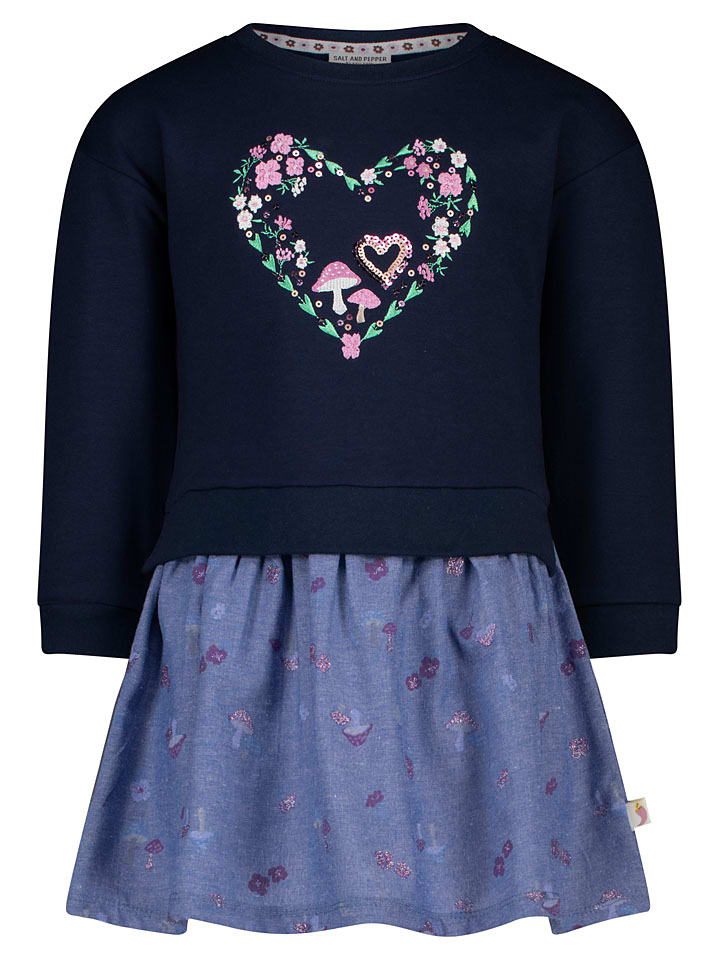 Kleid in Dunkelblau