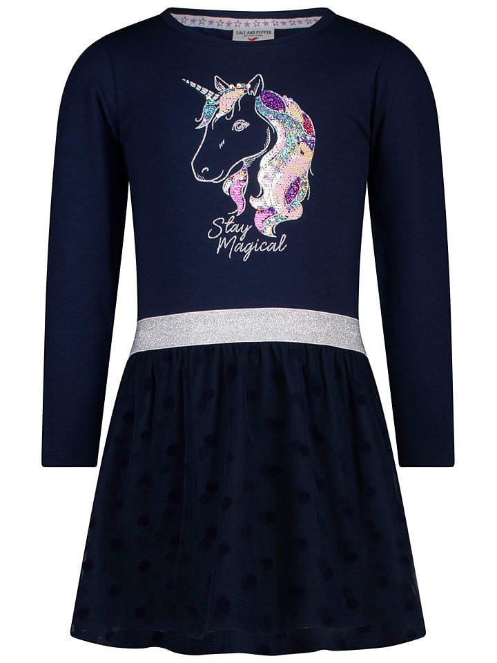 Kleid in Dunkelblau