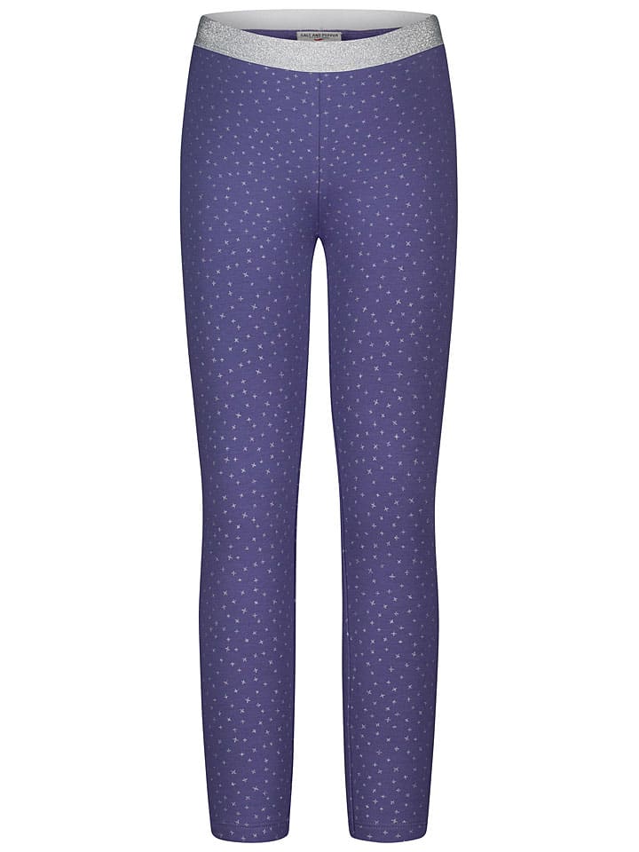Leggings in Flieder