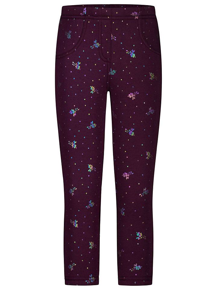 Legginsy w kolorze bordowym
