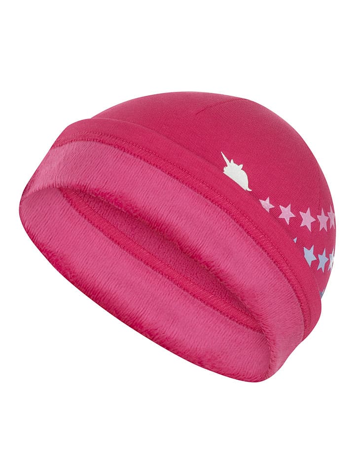 Czapka beanie w kolorze różowym