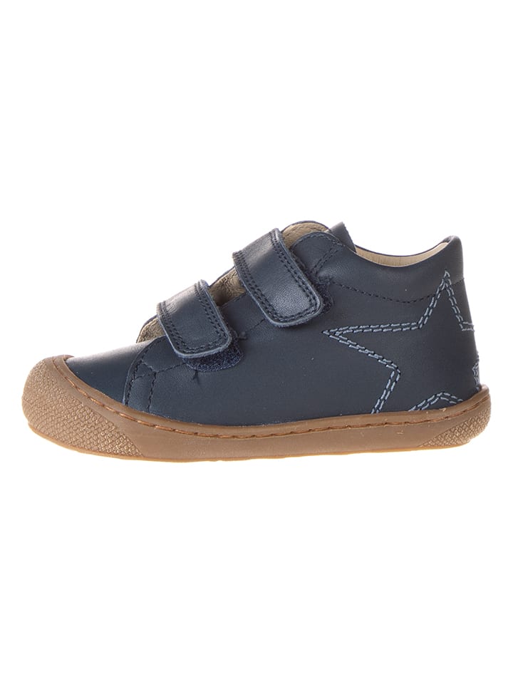 Leren loopleerschoenen "Lulis" donkerblauw