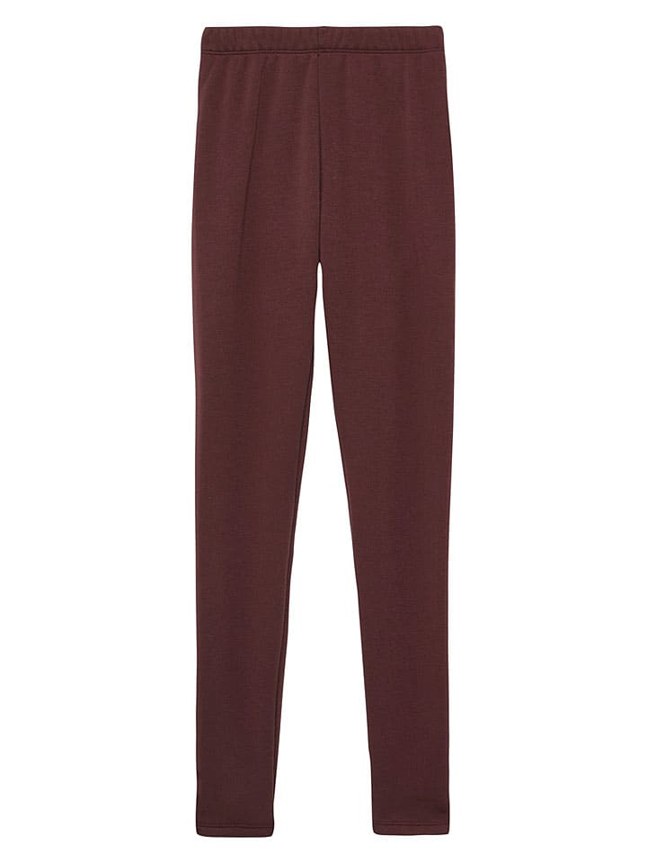 Legginsy w kolorze bordowym