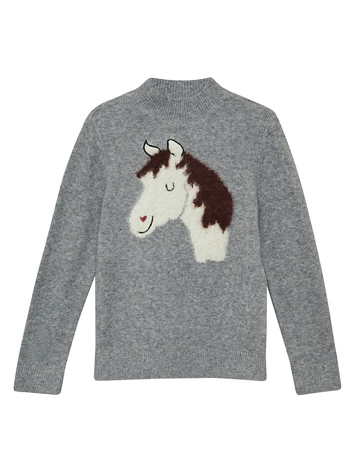 Sweter w kolorze szarym