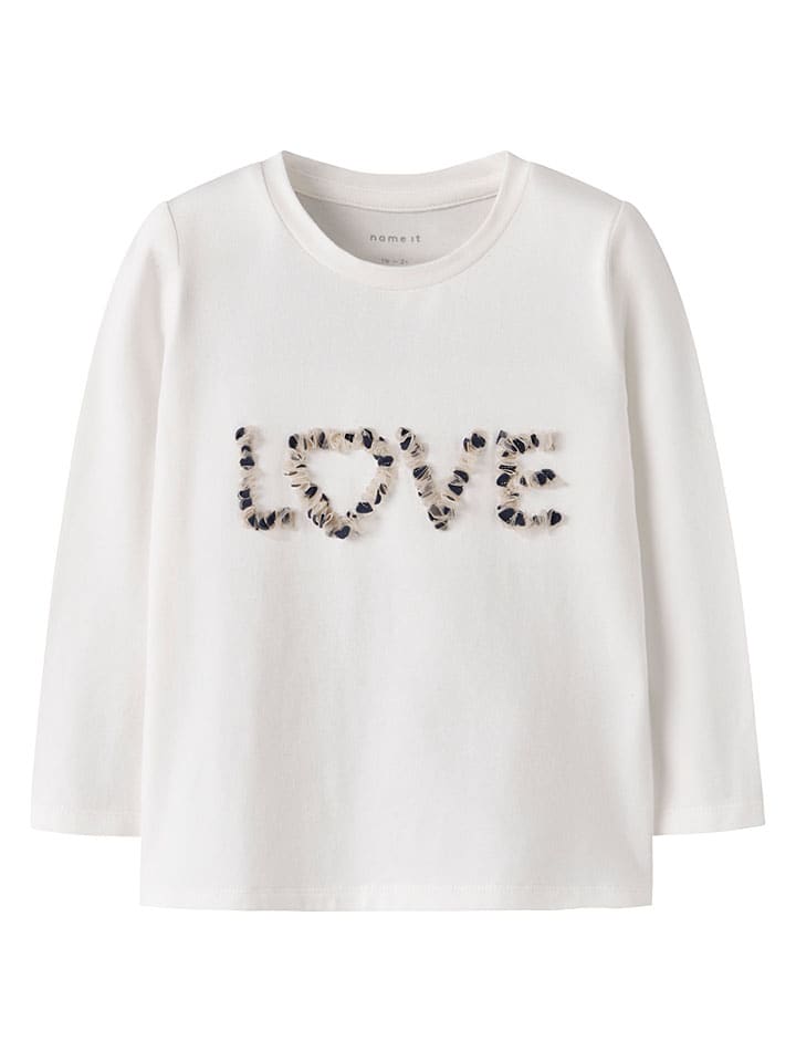 Longsleeve "Pnona" in Weiß