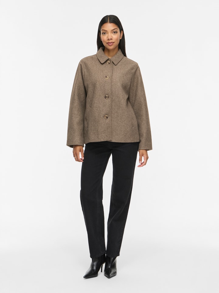 Hemdjacke "Viclaudia" in Braun