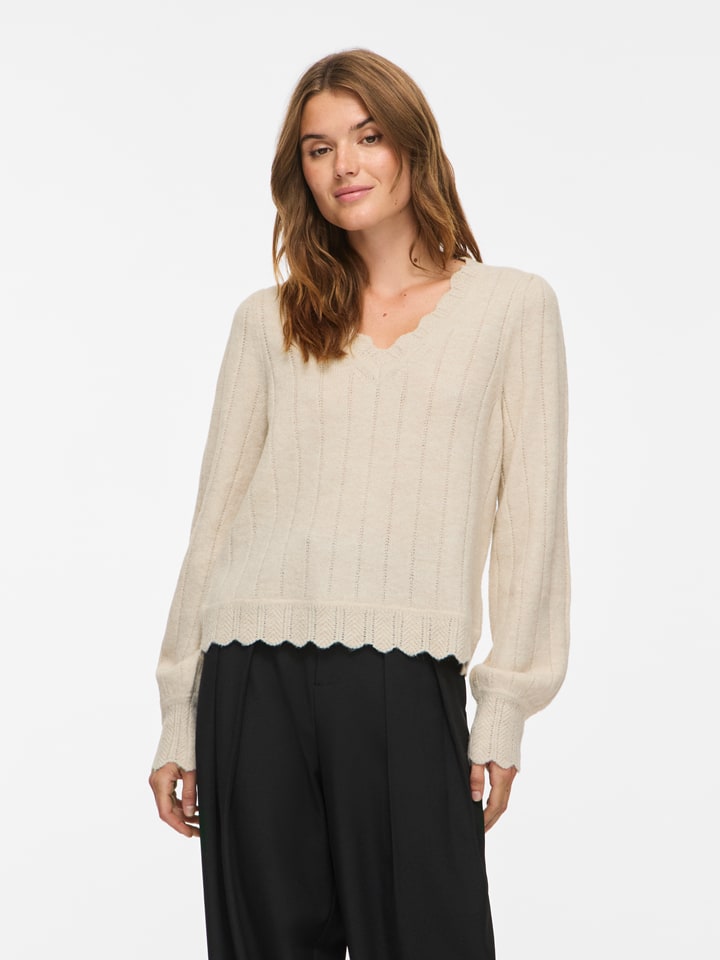 Sweter "Vizira" w kolorze kremowym