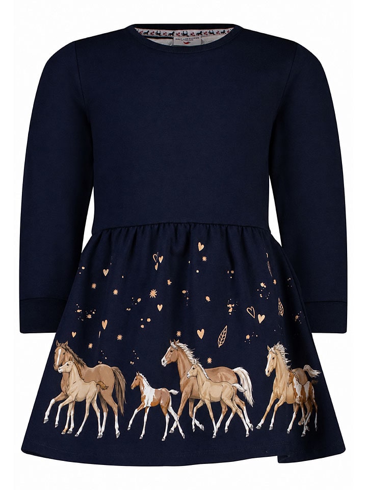 Kleid in Dunkelblau
